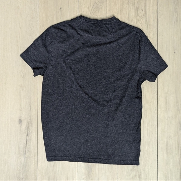 Original Penguin pocketed tshirt sz Medium heathered dk gray and navy - Picture 2 of 5